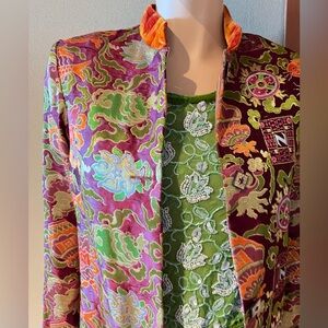 Couture vintage jacket made by ZUZKA for FABRICOLOGY, Inc.